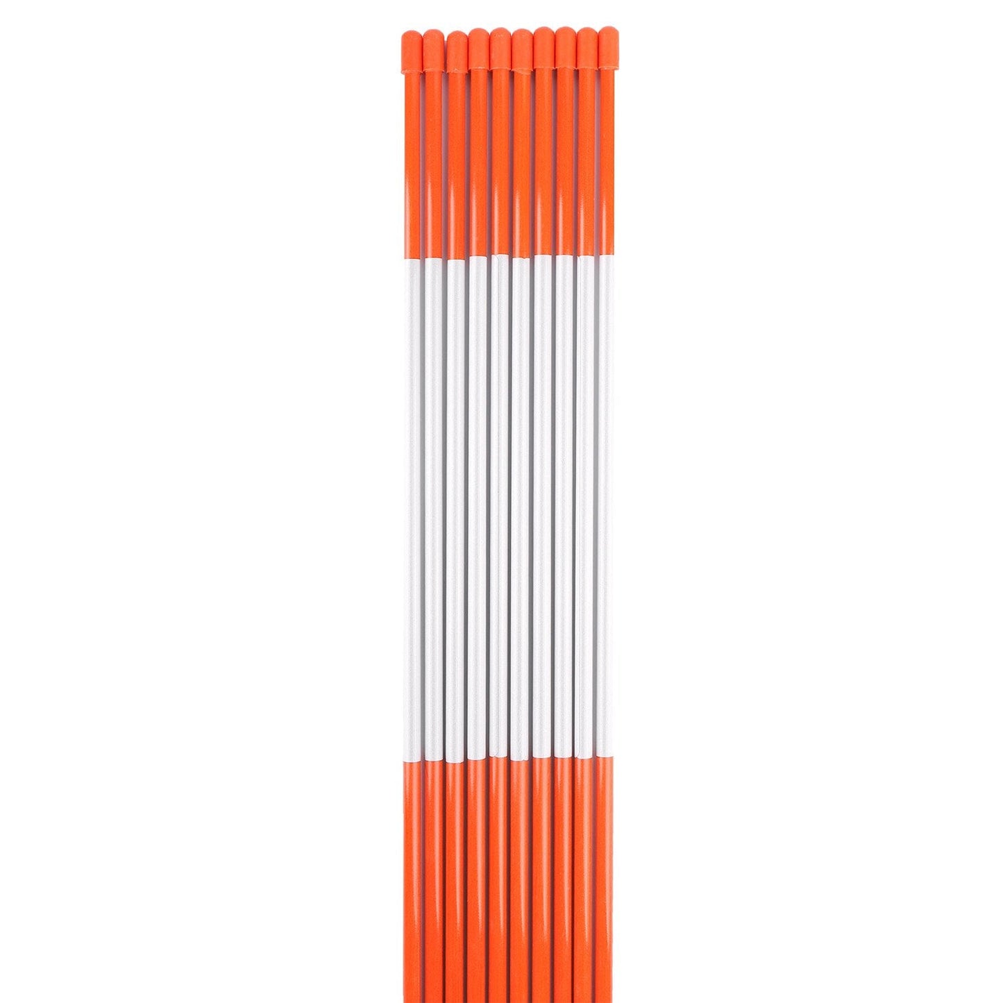 48" x 1/4" - Solid, Reflective Fiberglass Stakes  -  ORANGE